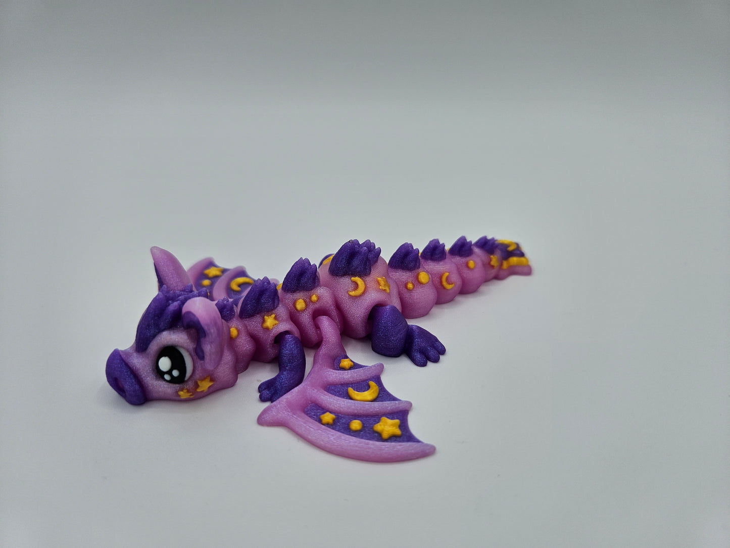 The Dragon: June – Articulated Flexi Fantasy Dragon (Keychain / Standard / Large / XL Large)