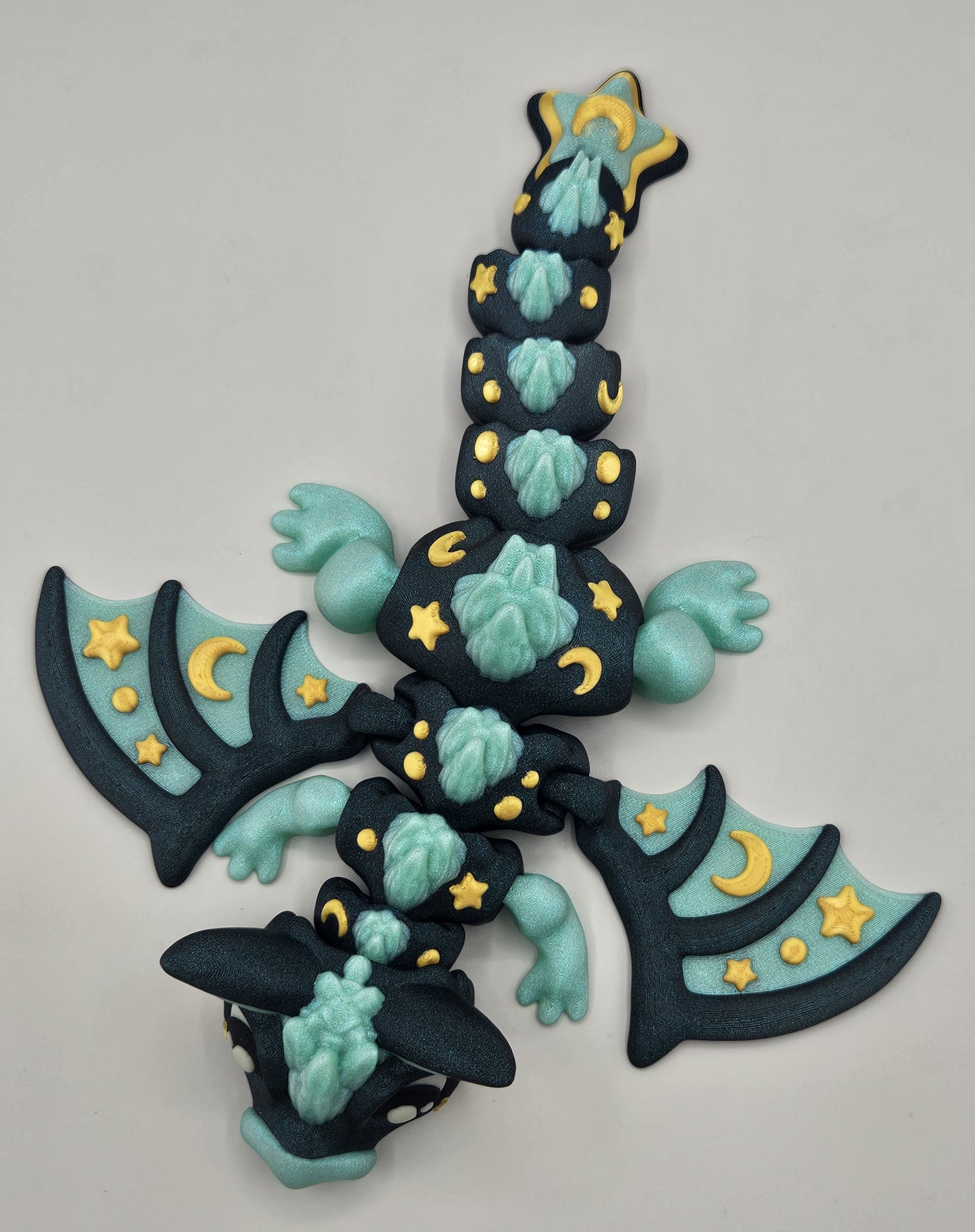 The Dragon: June – Articulated Flexi Fantasy Dragon (Keychain / Standard / Large / XL Large)