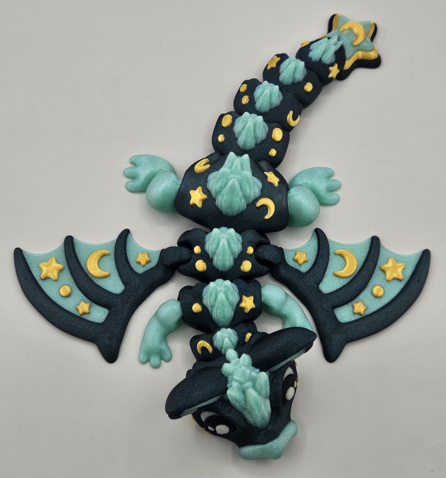 The Dragon: June – Articulated Flexi Fantasy Dragon (Keychain / Standard / Large / XL Large)