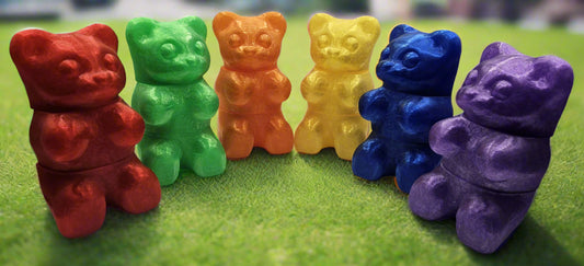 XL Large - Flexi Candy Bear – Articulated 3D Printed Toy (Fidget / Collectible)